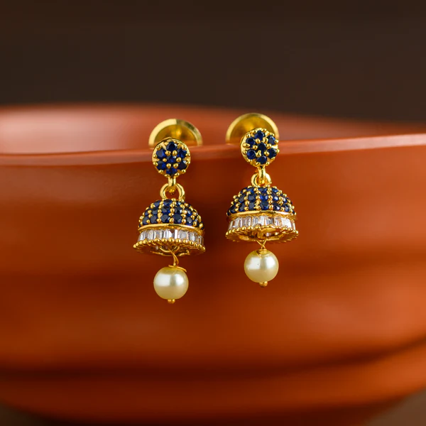 Baby Jhumkas - Blue